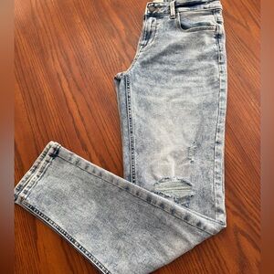 Girls SO Light wash Blue Distressed skinny Jeans size 16